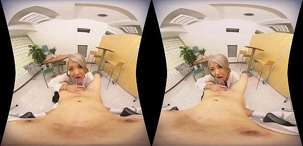  Beautiful erotic office lady Japanese VR Porn